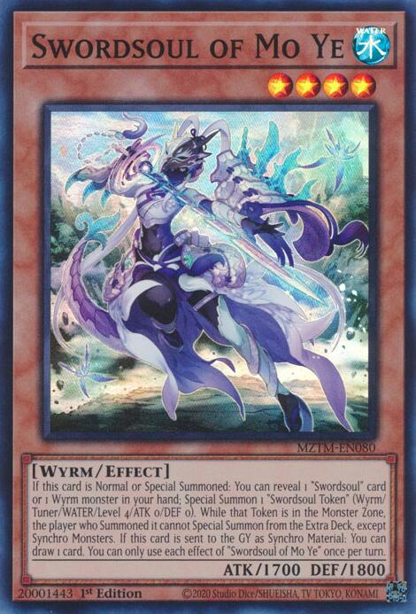 Swordsoul of Mo Ye [MZTM-EN080] Super Rare | Fandemonia Ltd