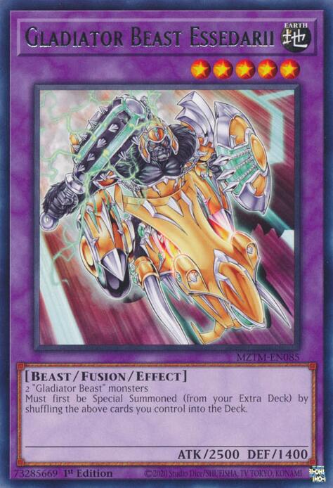Gladiator Beast Essedarii [MZTM-EN085] Rare | Fandemonia Ltd