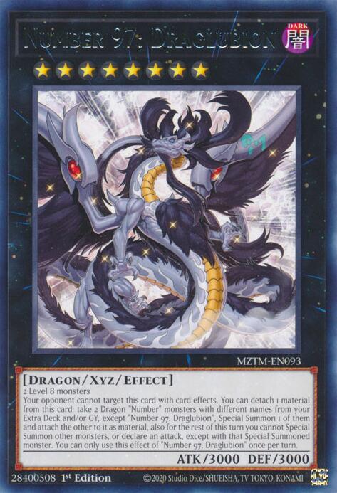 Number 97: Draglubion [MZTM-EN093] Rare | Fandemonia Ltd