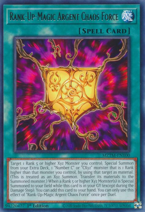 Rank-Up-Magic Argent Chaos Force [MZTM-EN100] Rare | Fandemonia Ltd