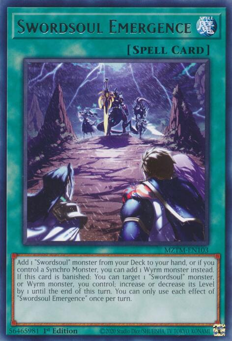 Swordsoul Emergence [MZTM-EN103] Rare | Fandemonia Ltd
