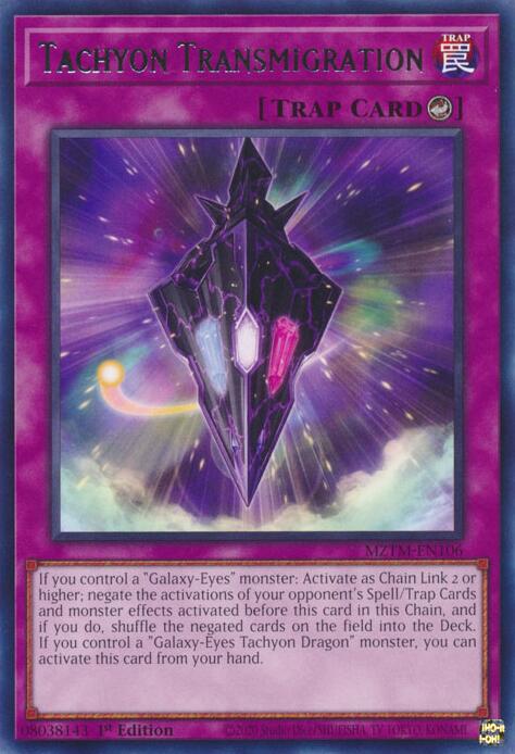Tachyon Transmigration [MZTM-EN106] Rare | Fandemonia Ltd