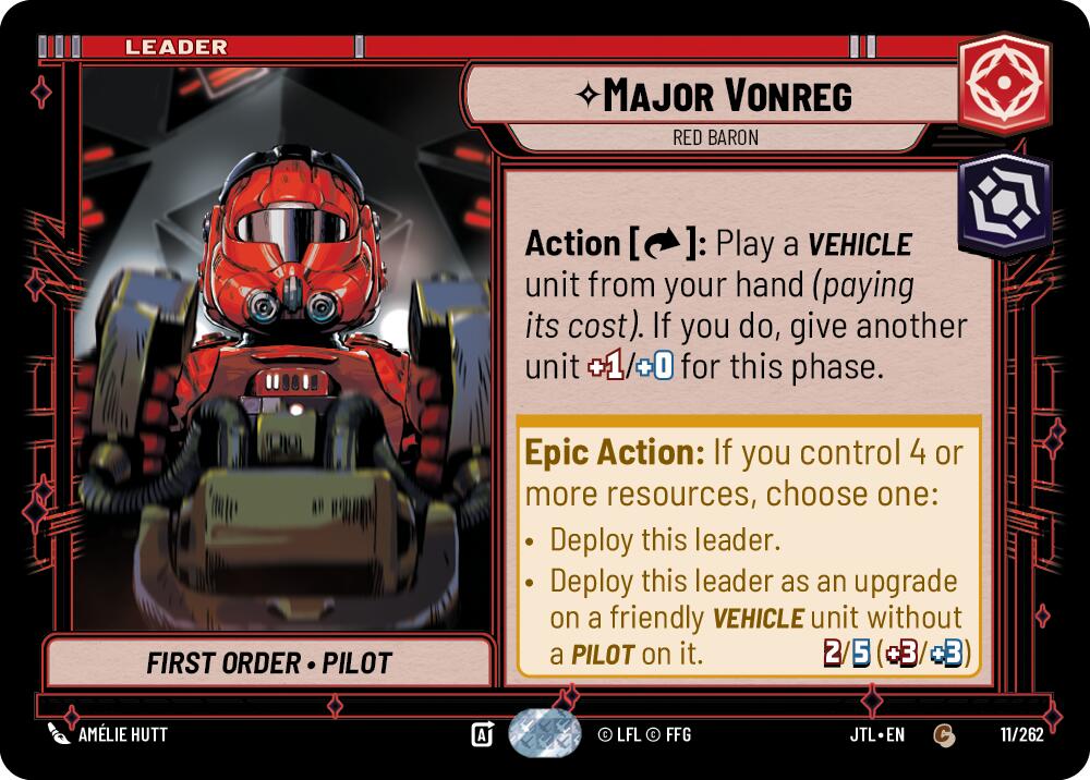 Major Vonreg - Red Baron (011/262) (011/262) [Jump to Lightspeed] | Fandemonia Ltd