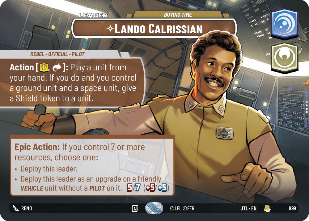 Lando Calrissian - Buying Time (999) (Showcase) (999) [Jump to Lightspeed] | Fandemonia Ltd
