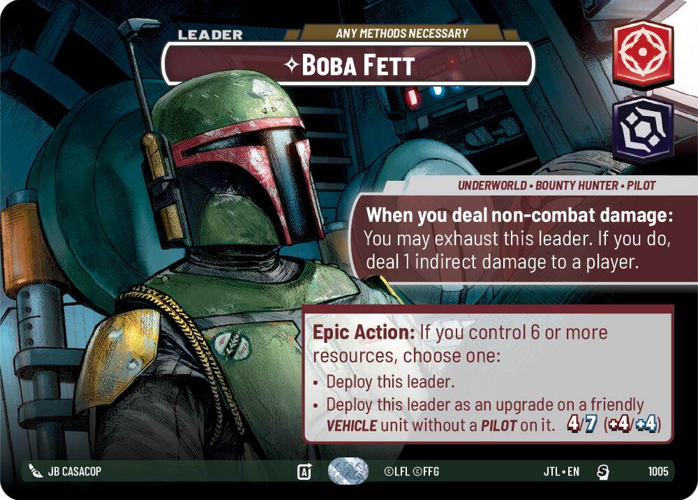 Boba Fett - Any Methods Necessary (1005) (Showcase) (1005) [Jump to Lightspeed] | Fandemonia Ltd