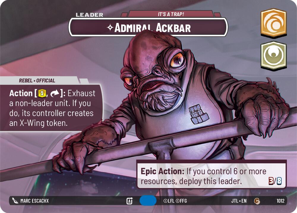 Admiral Ackbar - It's A Trap! (1012) (Showcase) (1012) [Jump to Lightspeed] | Fandemonia Ltd