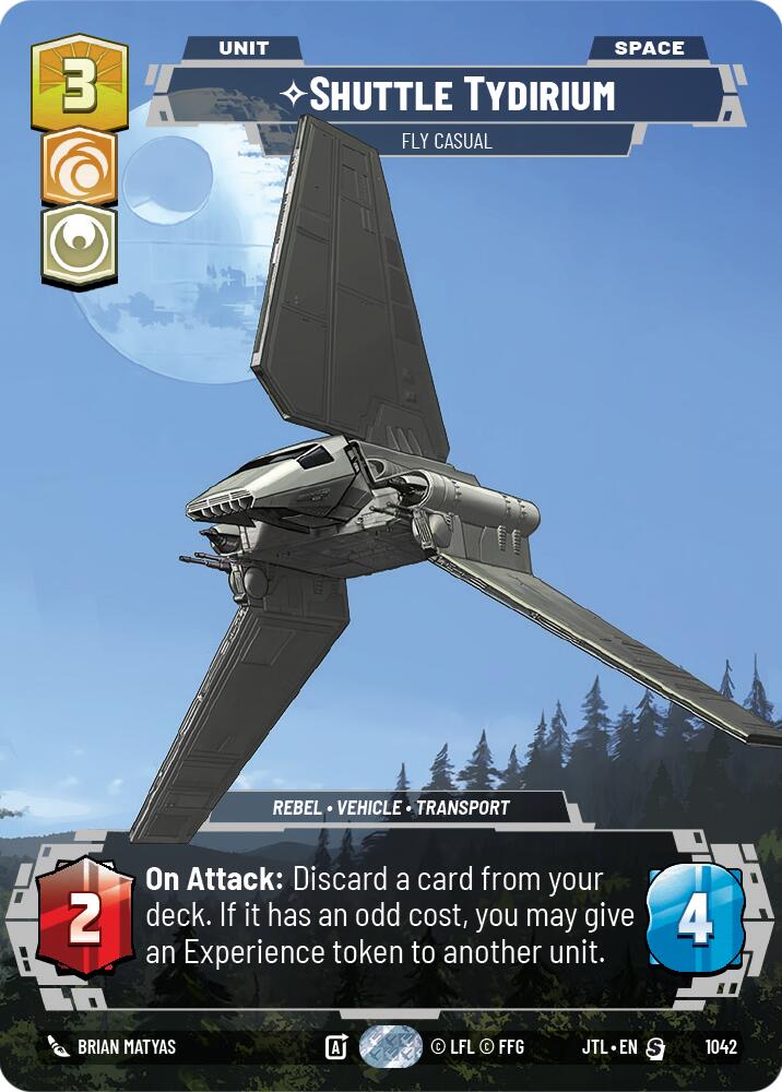 Shuttle Tydirium - Fly Casual (1042) (Prestige) (1042) [Jump to Lightspeed] | Fandemonia Ltd