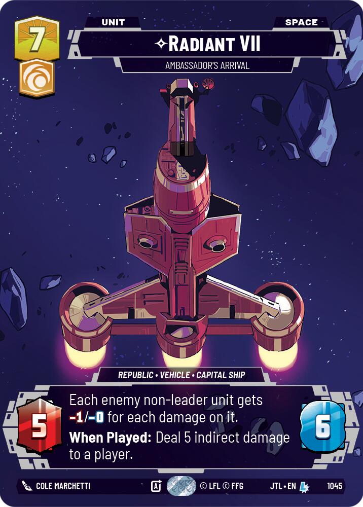 Radiant VII - Ambassadors' Arrival (1045) (Prestige) (1045) [Jump to Lightspeed] | Fandemonia Ltd