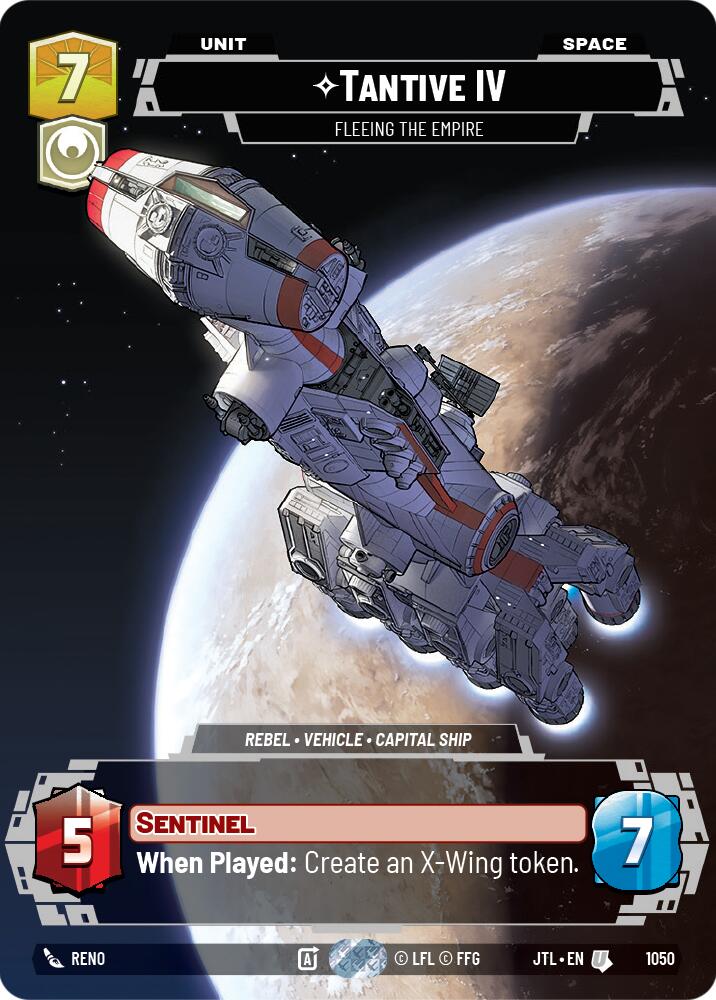 Tantive IV - Fleeing the Empire (1050) (Prestige) (1050) [Jump to Lightspeed] | Fandemonia Ltd