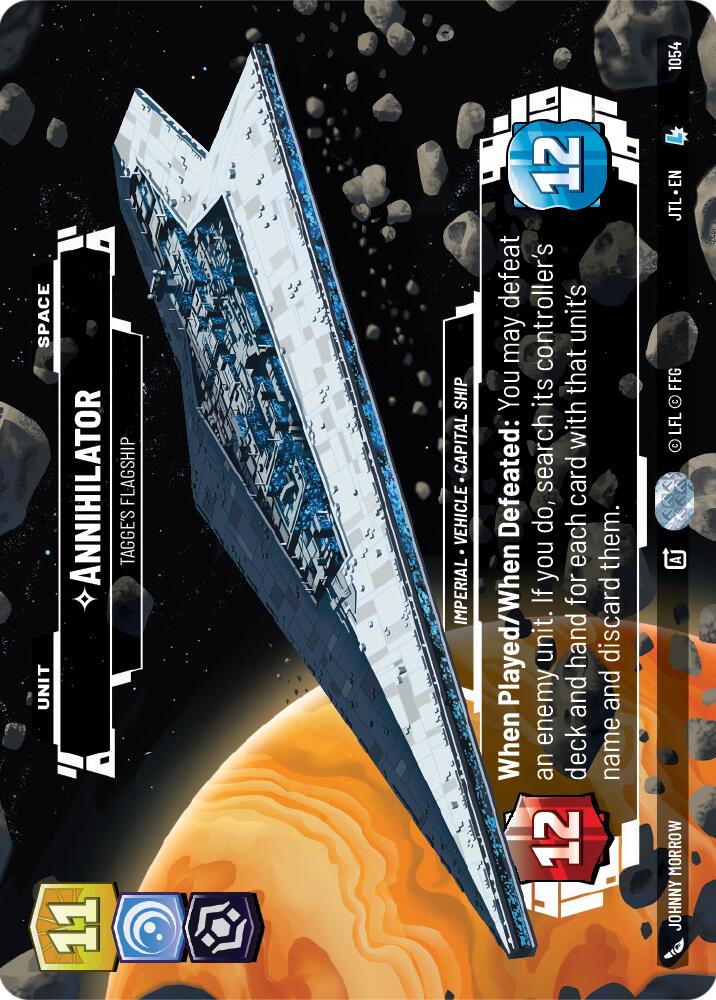 Annihilator - Tagge's Flagship (1054) (Prestige Foil) (1054) [Jump to Lightspeed] | Fandemonia Ltd