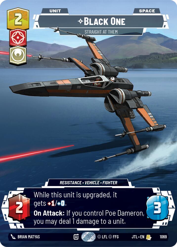 Black One - Straight At Them (1069) (Prestige Foil) (1069) [Jump to Lightspeed] | Fandemonia Ltd