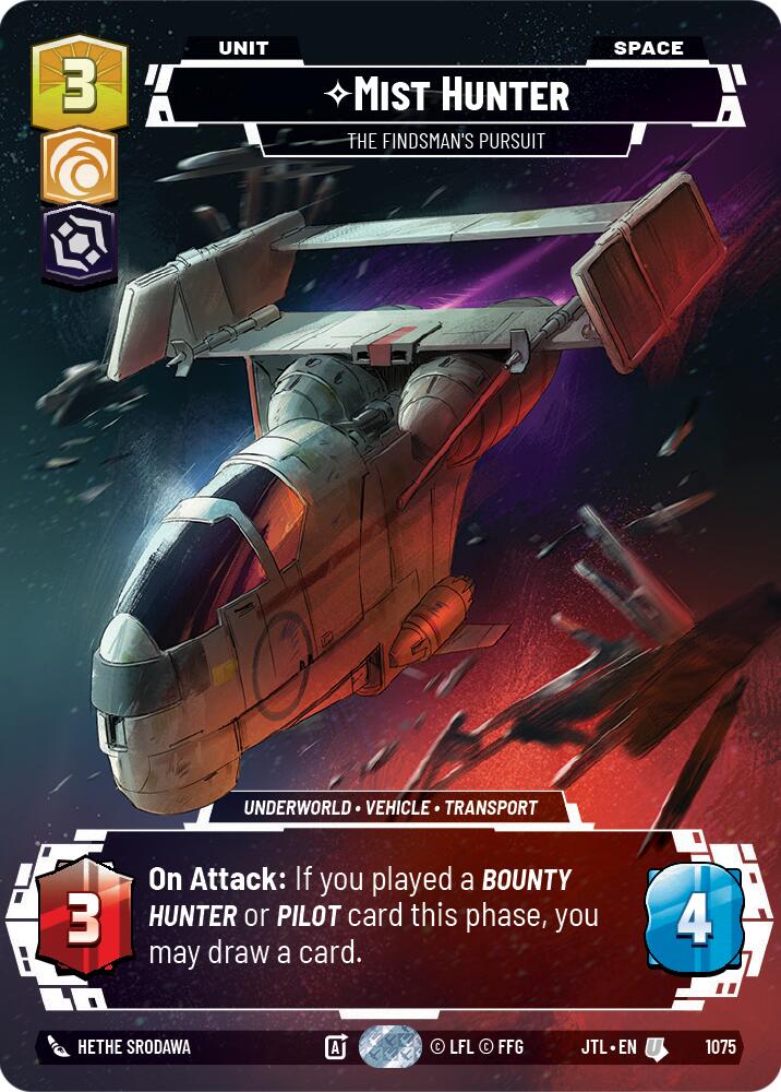 Mist Hunter - The Findsman's Pursuit (1075) (Prestige Foil) (1075) [Jump to Lightspeed] | Fandemonia Ltd