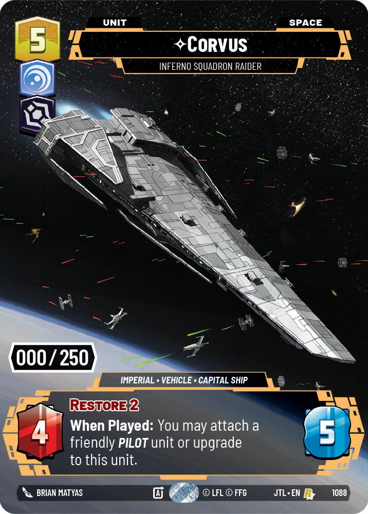 Corvus - Inferno Squadron Raider (1088) (Serialized) (1088) [Jump to Lightspeed] | Fandemonia Ltd