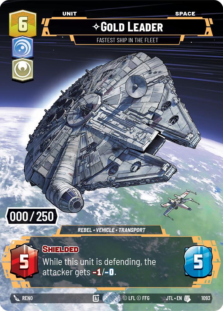 Gold Leader - Fastest Ship in the Fleet (1093) (Serialized) (1093) [Jump to Lightspeed] | Fandemonia Ltd