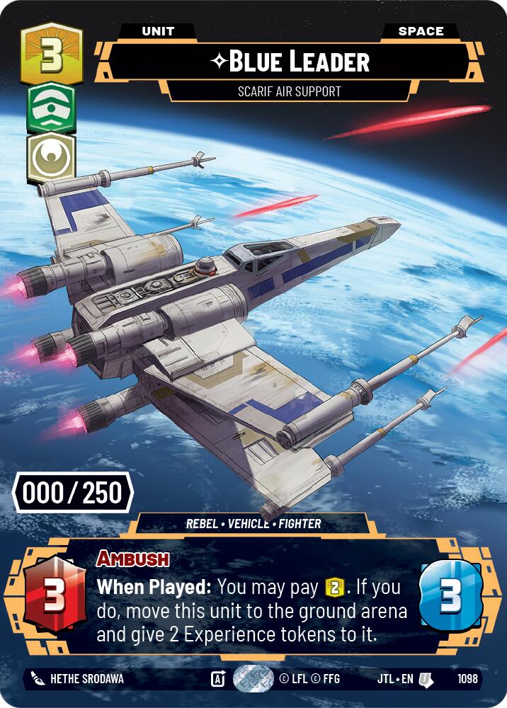 Blue Leader - Scarif Air Support (1098) (Serialized) (1098) [Jump to Lightspeed] | Fandemonia Ltd