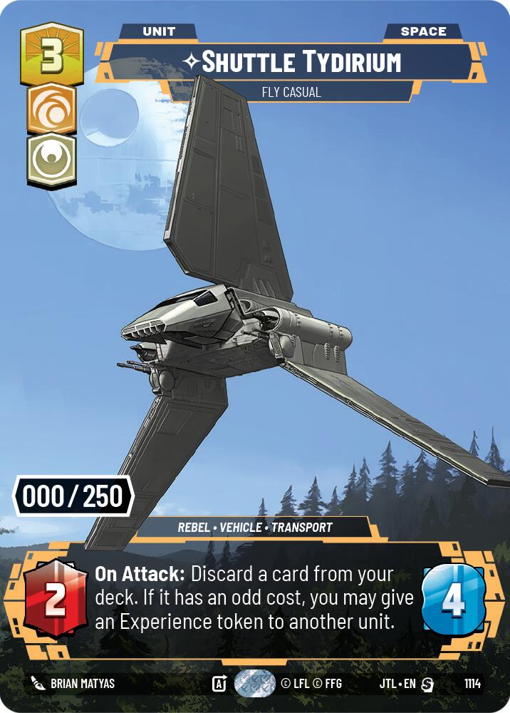Shuttle Tydirium - Fly Casual (1114) (Serialized) (1114) [Jump to Lightspeed] | Fandemonia Ltd