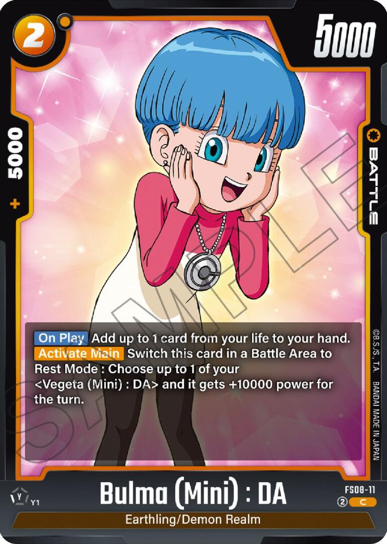 Bulma (Mini) : DA [Starter Deck: Vegeta (Mini) Super Saiyan 3] | Fandemonia Ltd