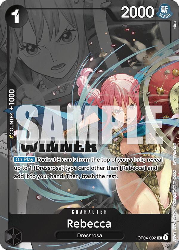 Rebecca (Winner Pack 2025 Vol. 2) [One Piece Promotion Cards] | Fandemonia Ltd