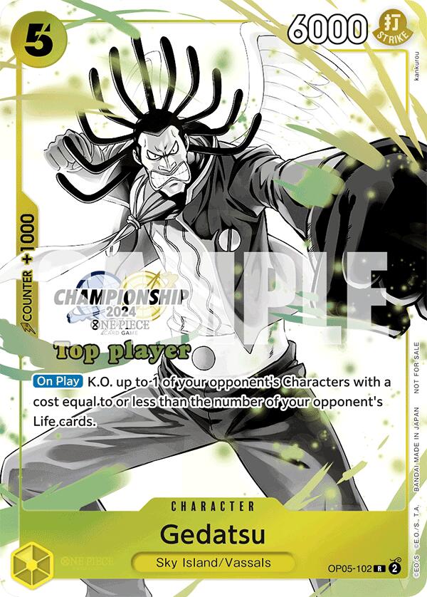 Gedatsu (Championship 2024 Top Player Pack Vol. 2) [One Piece Promotion Cards] | Fandemonia Ltd