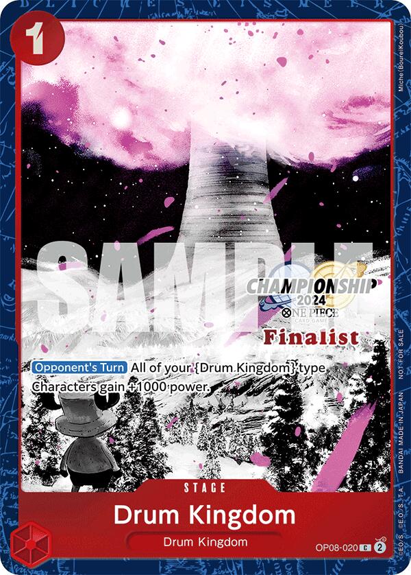Drum Kingdom (Championship 2024 Card Set Vol. 2) [Finalist] [One Piece Promotion Cards] | Fandemonia Ltd