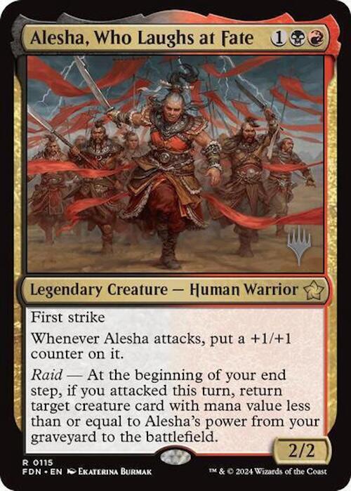 Alesha, Who Laughs at Fate (Promo Pack) [Foundations Promos] | Fandemonia Ltd