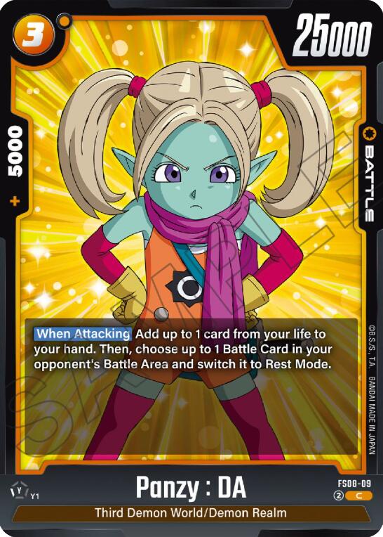 Panzy : DA [Starter Deck: Vegeta (Mini) Super Saiyan 3] | Fandemonia Ltd