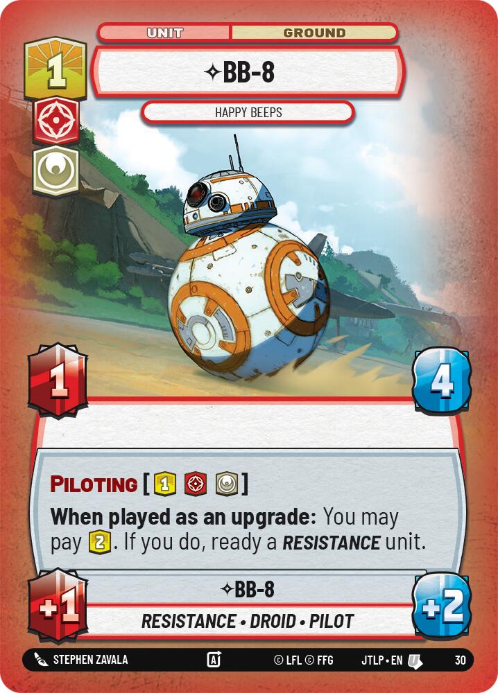 BB-8 - Happy Beeps (Foil) (30) [Jump to Lightspeed: Weekly Play] | Fandemonia Ltd