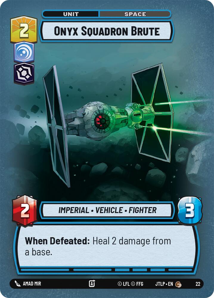 Onyx Squadron Brute (Foil) (22) [Jump to Lightspeed: Weekly Play] | Fandemonia Ltd