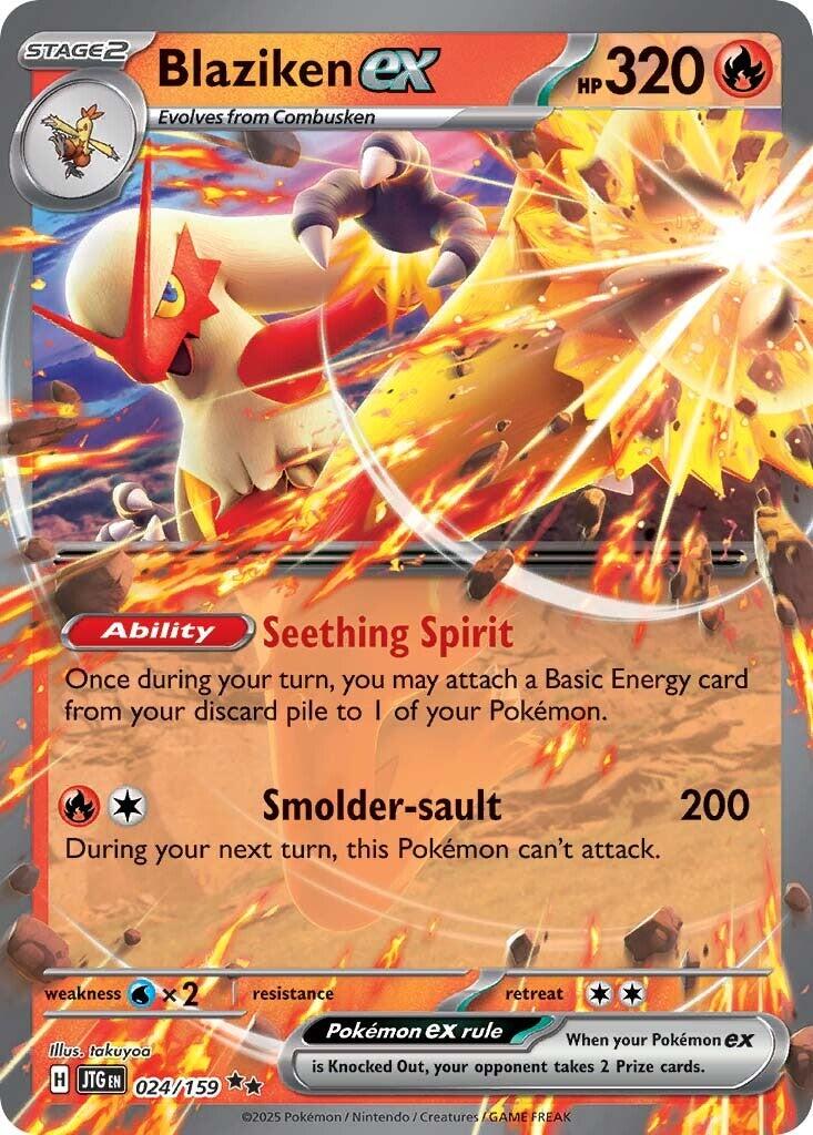 Blaziken ex (024/159) [Scarlet & Violet: Journey Together] | Fandemonia Ltd