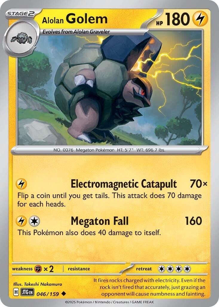 Alolan Golem (046/159) [Scarlet & Violet: Journey Together] | Fandemonia Ltd