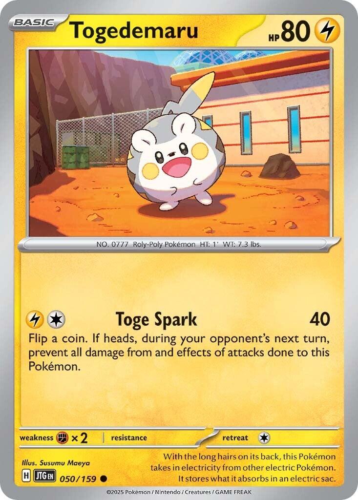 Togedemaru (050/159) [Scarlet & Violet: Journey Together] | Fandemonia Ltd