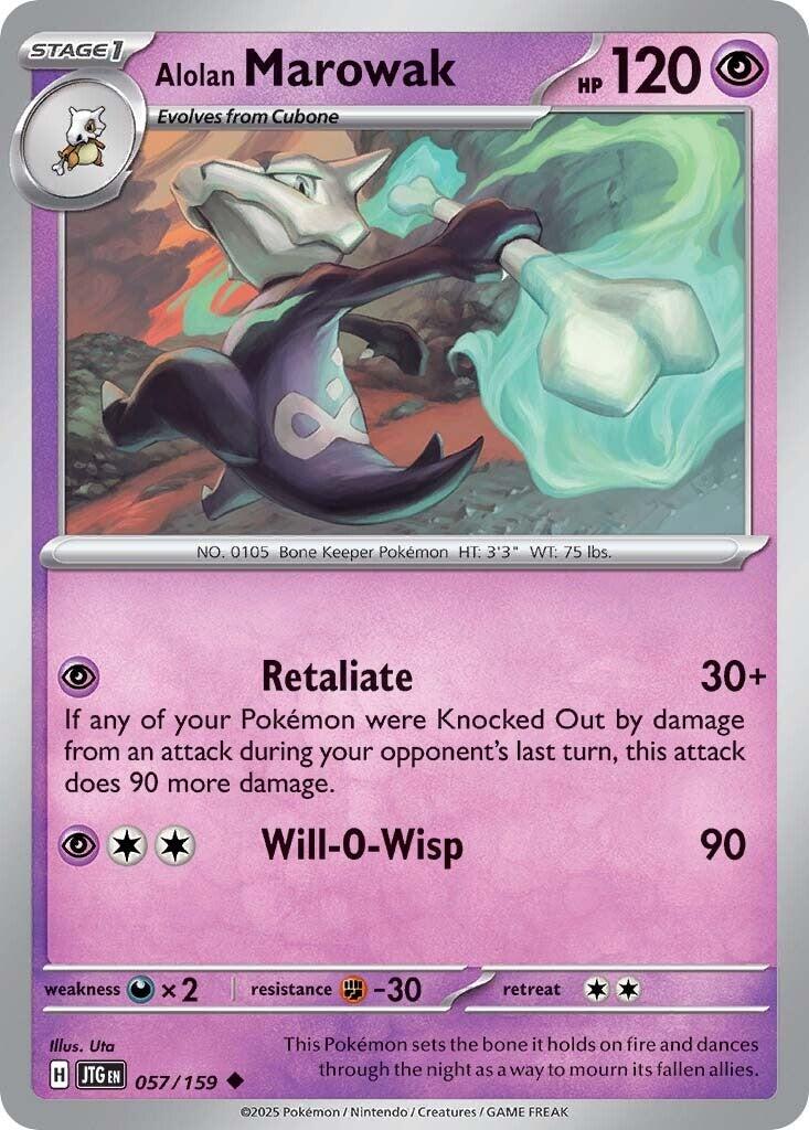 Alolan Marowak (057/159) [Scarlet & Violet: Journey Together] | Fandemonia Ltd
