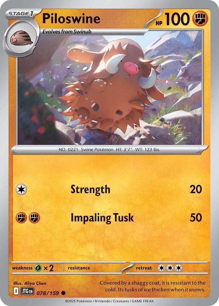 Piloswine (078/159) [Scarlet & Violet: Journey Together] | Fandemonia Ltd