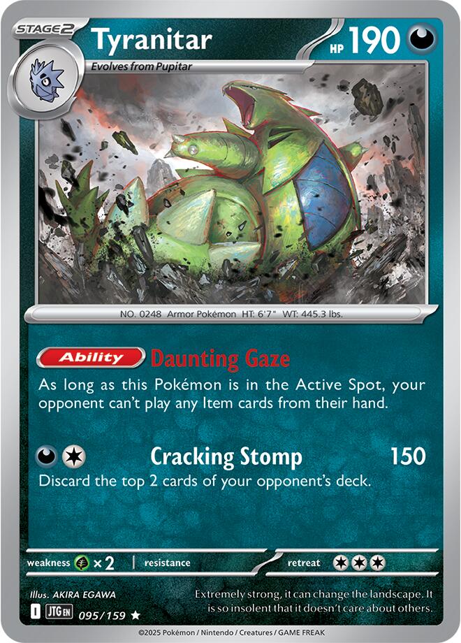 Tyranitar (095/159) [Scarlet & Violet: Journey Together] | Fandemonia Ltd