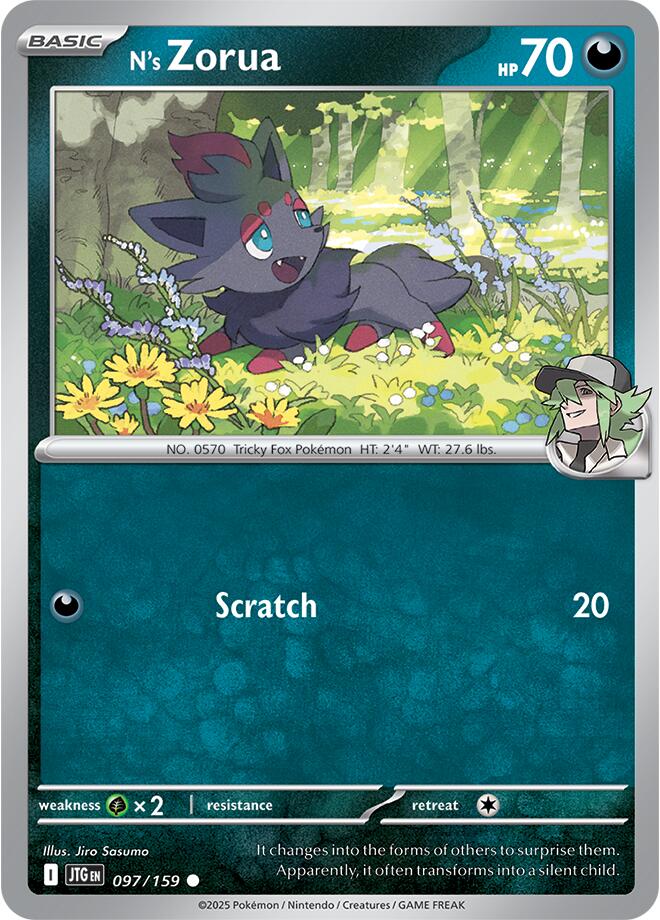N's Zorua (097/159) [Scarlet & Violet: Journey Together] | Fandemonia Ltd