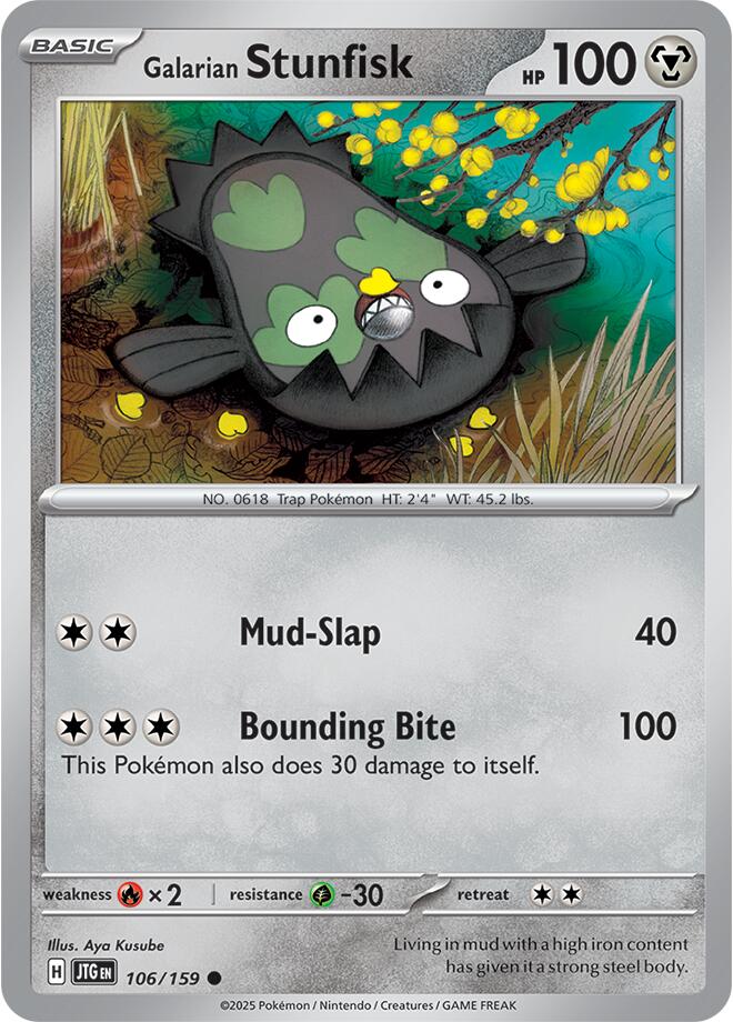 Galarian Stunfisk (106/159) [Scarlet & Violet: Journey Together] | Fandemonia Ltd