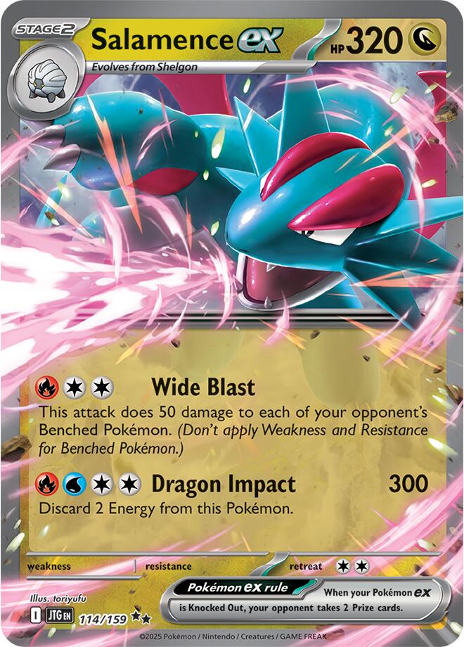 Salamence ex (114/159) [Scarlet & Violet: Journey Together] | Fandemonia Ltd