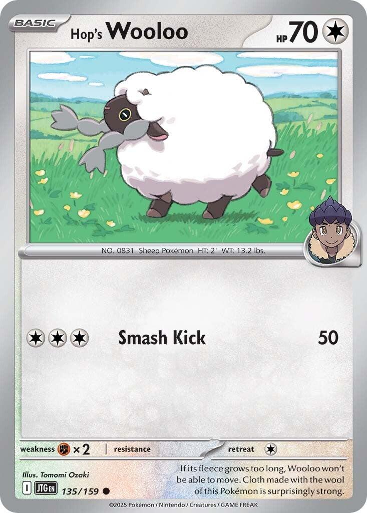 Hop's Wooloo (135/159) [Scarlet & Violet: Journey Together] | Fandemonia Ltd