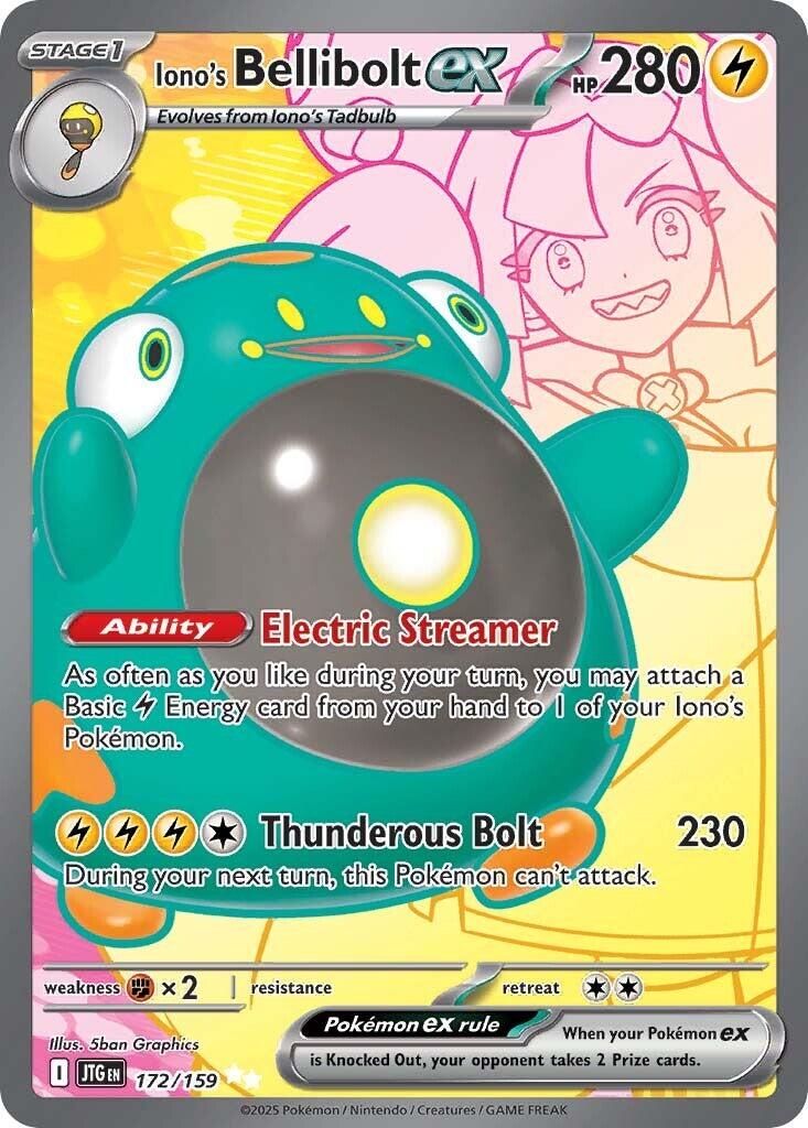 Iono's Bellibolt ex (172/159) [Scarlet & Violet: Journey Together] | Fandemonia Ltd