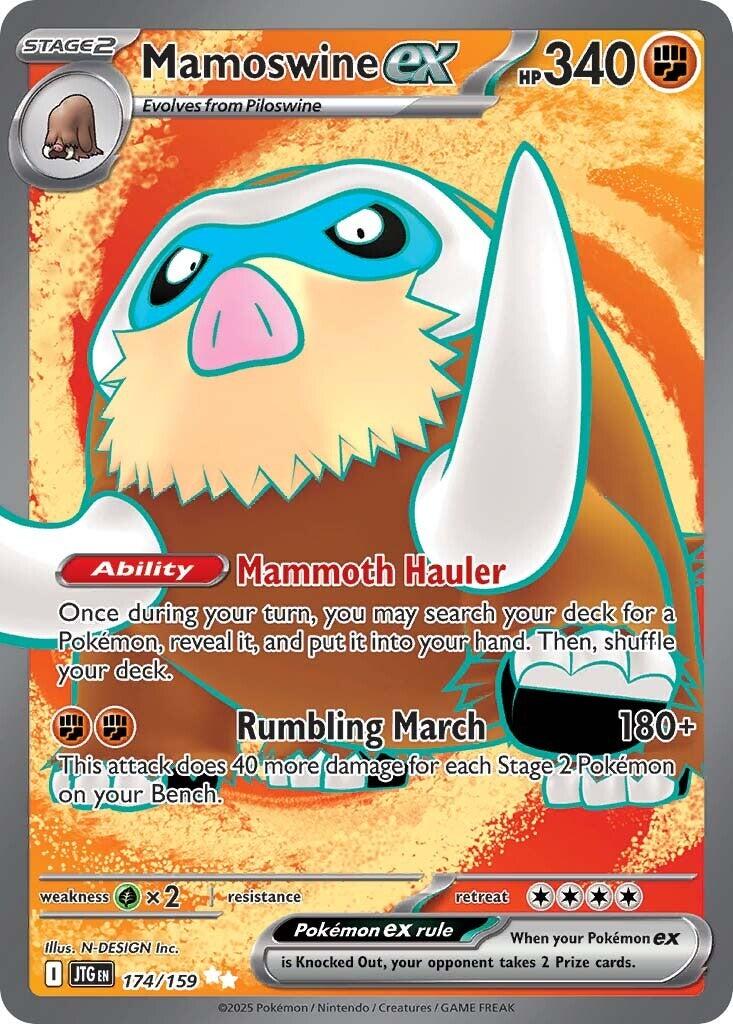 Mamoswine ex (174/159) [Scarlet & Violet: Journey Together] | Fandemonia Ltd