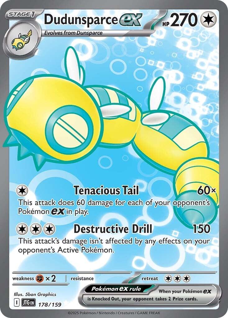 Dudunsparce ex (178/159) [Scarlet & Violet: Journey Together] | Fandemonia Ltd