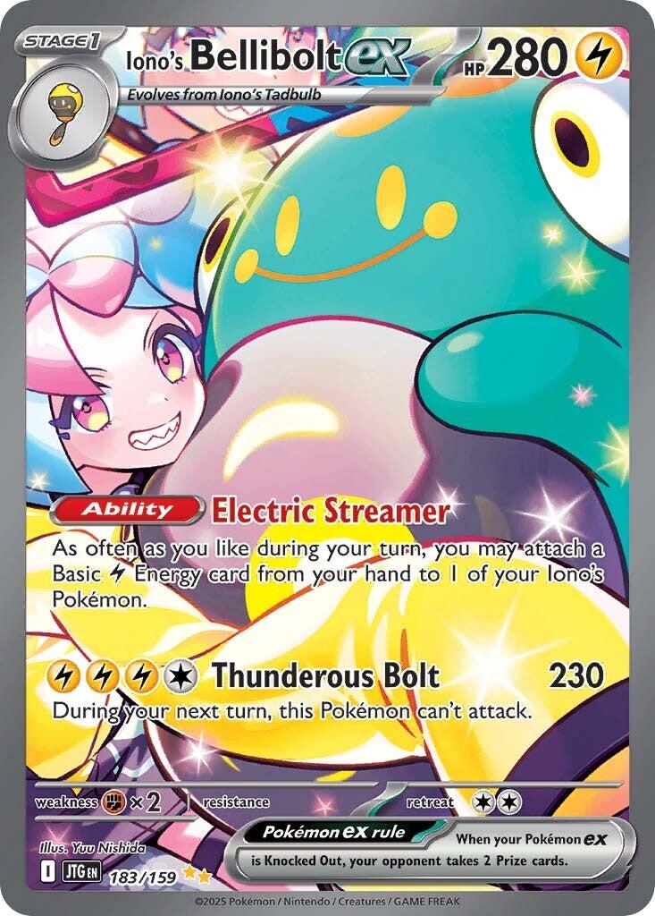 Iono's Bellibolt ex (183/159) [Scarlet & Violet: Journey Together] | Fandemonia Ltd