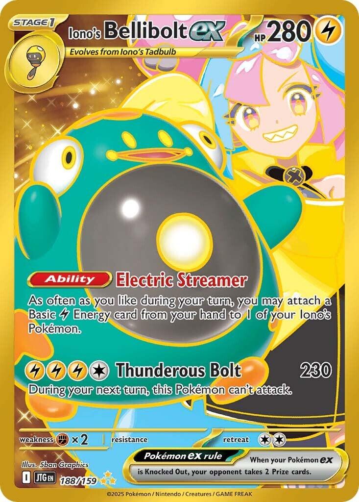 Iono's Bellibolt ex (188/159) [Scarlet & Violet: Journey Together] | Fandemonia Ltd