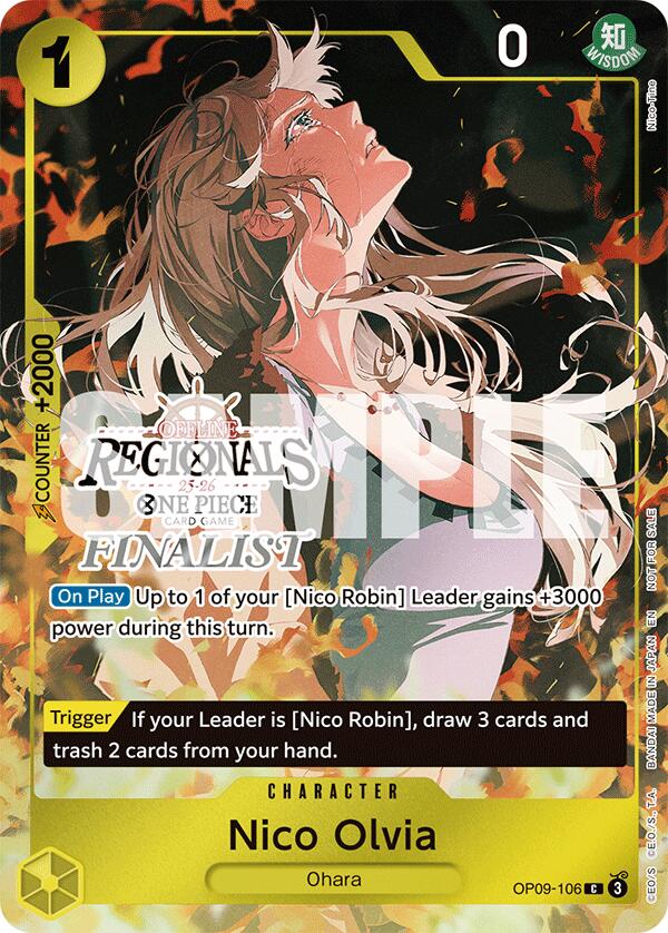 Nico Olvia (Offline Regional Finalist Card Set 2025 Vol.1) [One Piece Promotion Cards] | Fandemonia Ltd