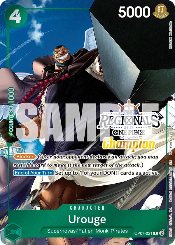 Urouge (Offline Regional Champion Card Set 2025 Vol.1) [One Piece Promotion Cards] | Fandemonia Ltd