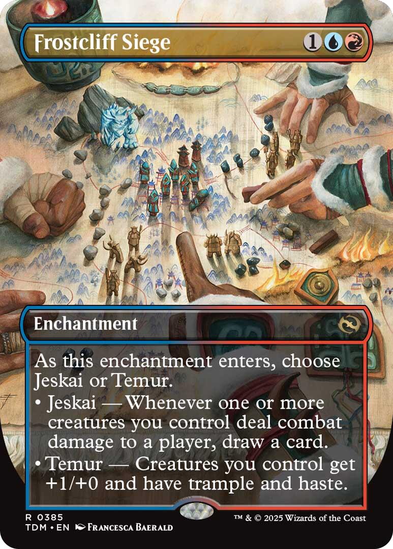 Frosteliff Siege (Borderless) [Tarkir: Dragonstorm] | Fandemonia Ltd