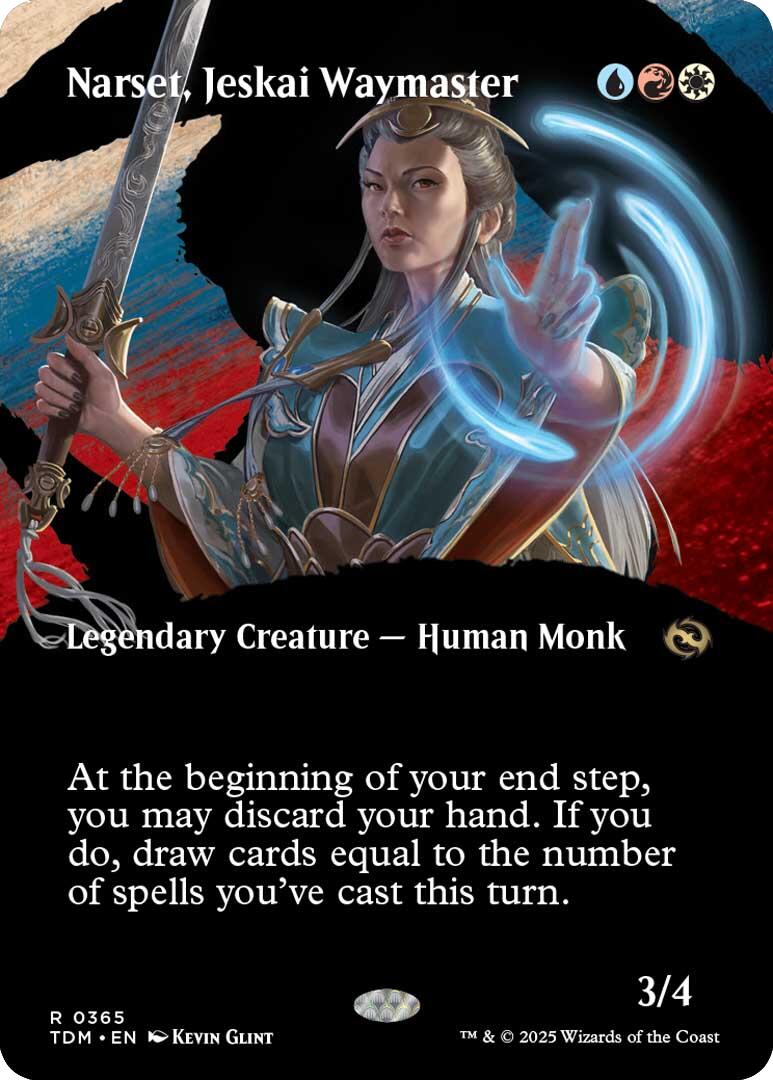 Narset, Jeskai Waymaster (Borderless) [Tarkir: Dragonstorm] | Fandemonia Ltd