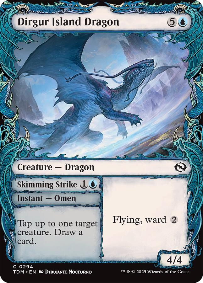 Dirgur Island Dragon (Showcase) [Tarkir: Dragonstorm] | Fandemonia Ltd