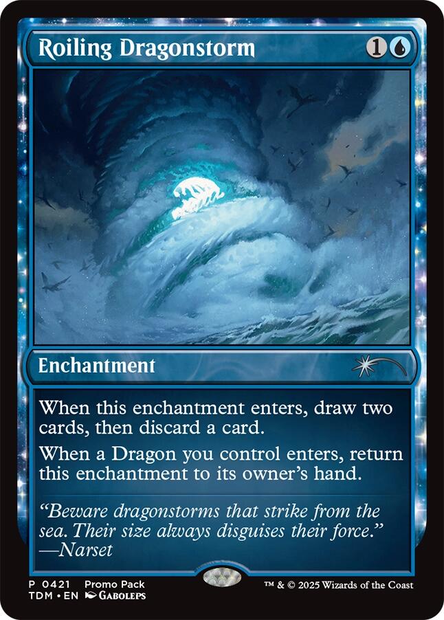 Roiling Dragonstorm [Tarkir: Dragonstorm Promos] | Fandemonia Ltd