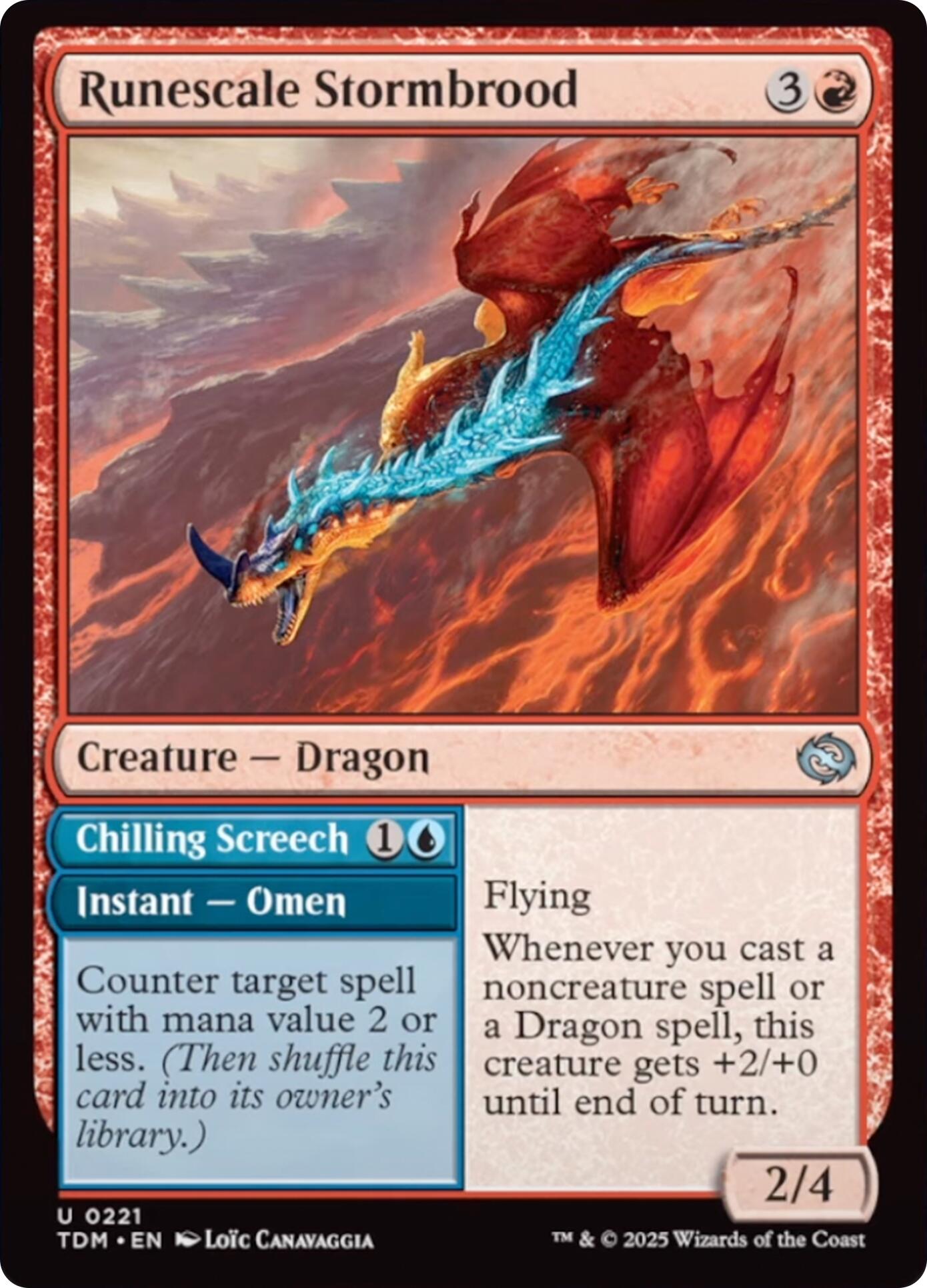 Runescale Stormbrood [Tarkir: Dragonstorm] | Fandemonia Ltd